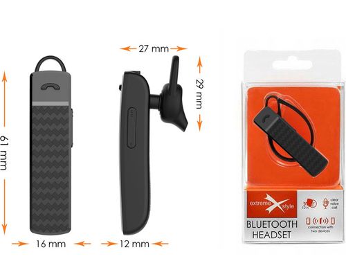 Słuchawka Bluetooth Headset Q4 BT v5.0 multipoint czarna na Arena.pl