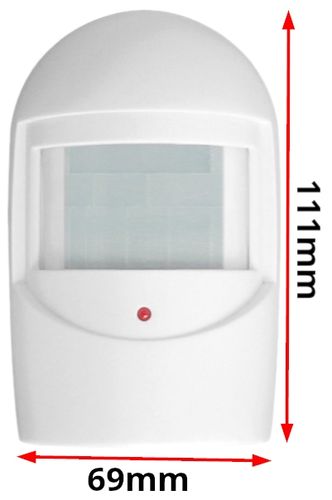 SYGNALIZATOR WEJŚCIA ALARM BEZPRZEWODOWY 2x CZUJNIK RUCHU PIR ZASIĘG 120m na Arena.pl