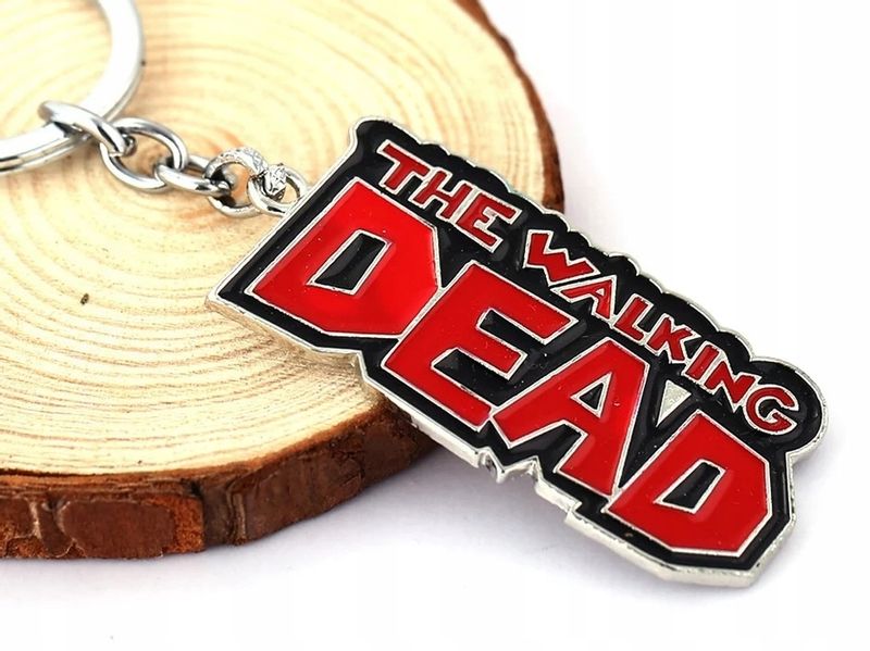 Brelok NAPIS THE WALKING DEAD Zombie GRA Serial zdjęcie 5