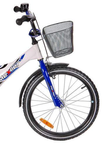 Rower 20 MEXLLER BMX biał/nieb + koszyk  16r na Arena.pl