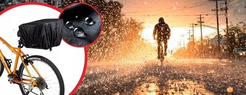 Koszyk rowerowy + pokrowiec na bagażnik rower tylny z pokrowcem na Arena.pl