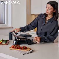 GRILL ELEKTRYCZNY SKŁADANY STOŁOWY 2100W PANEL LED 3tryby 2100W