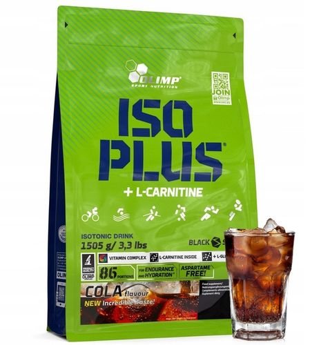 ISO PLUS OLIMP 1505G IZOTONIK ELEKTROLITY WITAMINY IZO PLUS - cola na Arena.pl