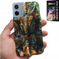 ETUI DO MOTOROLA E15 / G05 - DINO DINOZAUR TRICERATOPSEM FUTERAŁ