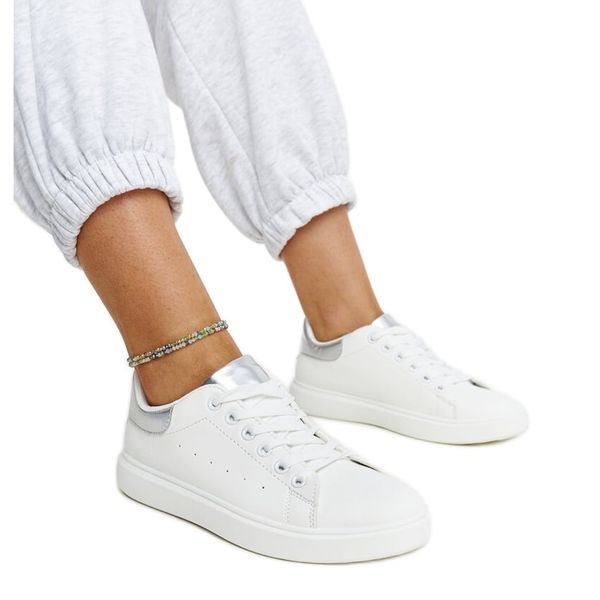 Białe trampki na platformie r.36 zdjęcie 1