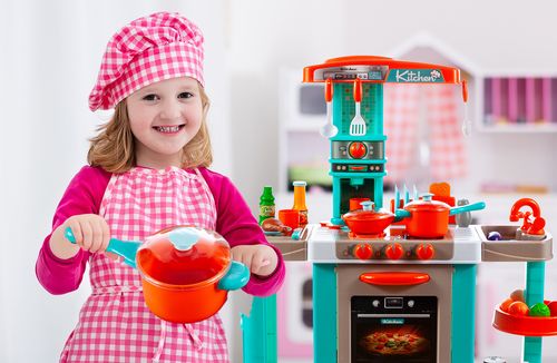 Kuchnia Dla Dzieci Indukcyjna Mały Kucharz Niebieska na Arena.pl
