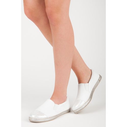 Białe espadryle slip on r.37 na Arena.pl