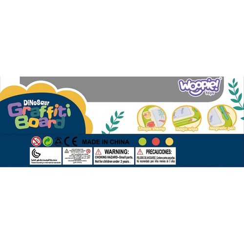 WOOPIE Znikopis Tablica Magnetyczna Kolorowa + Stempelki + Wzory na Arena.pl