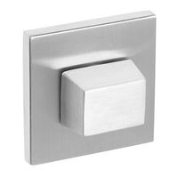 SZYLD DOLNY R71 CHROM SZCZOTKOWANY BLOKADA WC