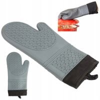 RĘKAWICA KUCHENNA ŻAROODPORNA ŁAPKA SILIKONOWA DO GORĄCYCH NACZYŃ CHWYTAK