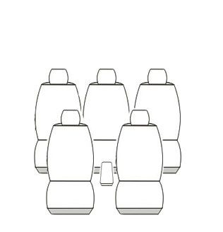 Pokrowce miarowe Premium do VW SHARAN 2 II 5os. zdjęcie 3