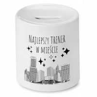 Dla Trenera Prezent Skarbonka Najlepszy W Mieście Z Nadrukiem Ze Zdjęciem