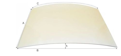 Szyba gięta do pieca kominka kozy żaroodporna na Arena.pl