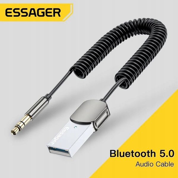 TRANSMITER BLUETOOTH 5.0 KABEL USB 2.0 AUX ESSAGER zdjęcie 9