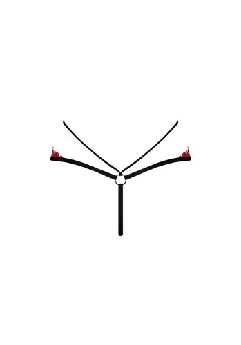 Kuszące, Czerwone Stringi - Obsessive Mettia L/XL na Arena.pl