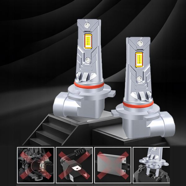 ŻARÓWKI LED HB3 RETROFITY 1 do 1 5500K SUPER WHITE zdjęcie 3