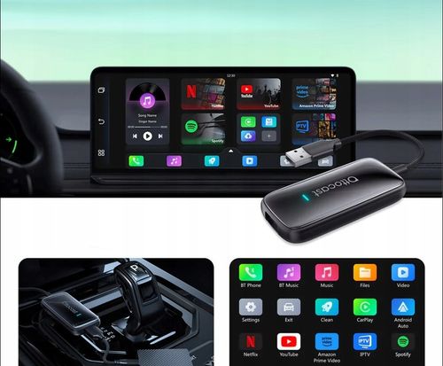Adapter Samochodowy Ottocast Play2Video Ultra Carplay/Android Auto na Arena.pl