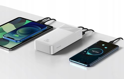 BASEUS POWERBANK 30000MAH 2X USB USB-C 20W WYŚWIETLACZ LCD QC PD 5V 3A na Arena.pl