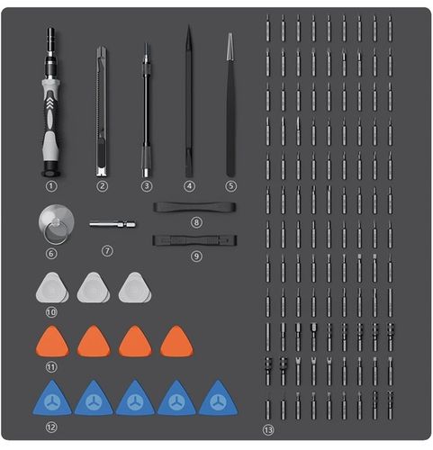 PROFESJONALNY ZESTAW narzędzi śrubokrętów wkrętaki torx bity DUŻY 132 na Arena.pl