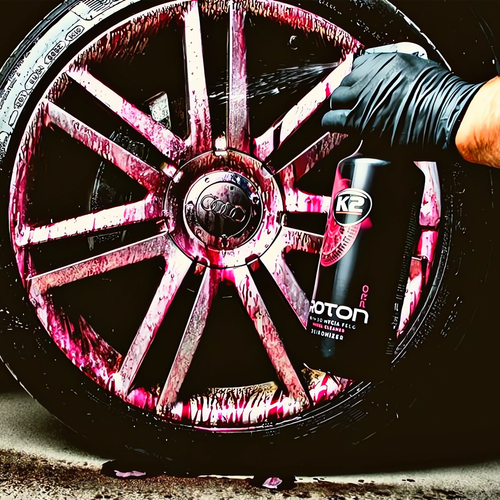 K2 ROTON PRO 1L KRWAWA FELGA SZCZOTKA SIGMA DRESSING DO OPON APLIKATOR na Arena.pl