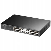 Switch LAN 24-portowy Cudy GS1024 GIGABIT-owy METAL pasuje do szafy RACK 19