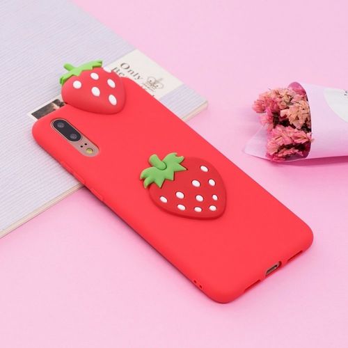 Etui 3D Huawei P20 Truskawka na Arena.pl