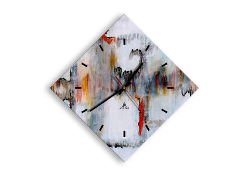 Zegar Ścienny - Zamazane Postaci  - 30X30 Cm - C3Ad30X30-3676 na Arena.pl