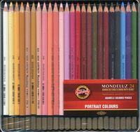 kin kredki mondeluz 3724 24 kol. "portret" 9045