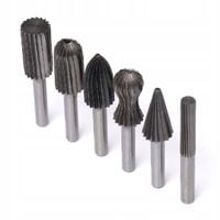 Zestaw frezów do metalu 6 elementów kaseta frezowanie 6,3mm KD11215