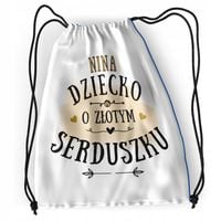 Plecak Sportowy Szkolny Dla Niny Córki Dziecka Z Nadrukiem Ze Zdjęciem