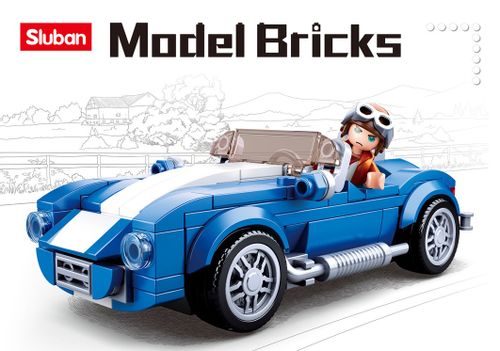 KLOCKI SLUBAN MB Samochód Shellby Cobra 169 - B0706A Kompatybilne z LEG COB na Arena.pl