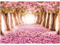 50X70CM ROMANTYCZNA ALEJKA OBRAZ POKOJU DREWNINE