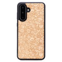 Drewniane Etui Bewood do Samsung Galaxy A36 5G KWIATY POLNE ANIEGRE