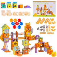 Klocki Wafle Konstrukcyjne Tor Kulkowy Kulodrom Dla Kulek Naklejki 226 Elem