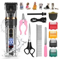 MASZYNKA DO STRZYŻENIA PSÓW KOTA ZWIERZĄT ZESTAW CICHY PROFESJONALNY