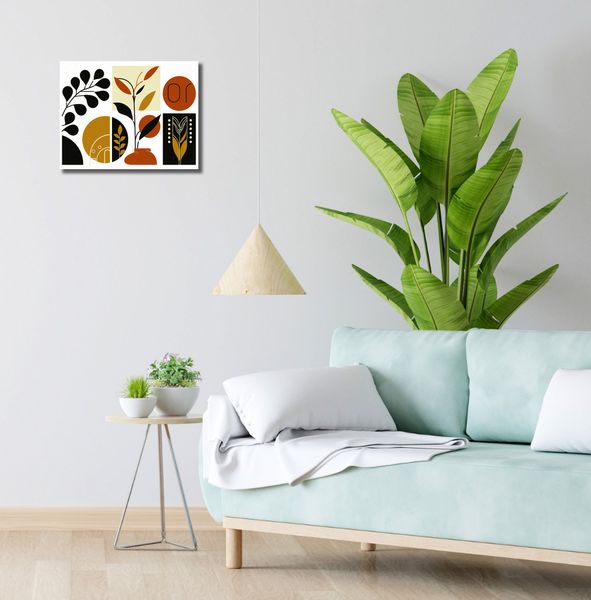 Obraz 40x30cm Kolaż Botaniczny zdjęcie 2