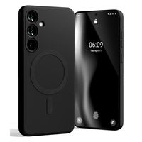 Mercury Semi-Silicon Magsafe Samsung S25+ , BLACK / CZARNY