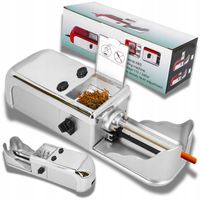 ELEKTRYCZNA MASZYNKA DO PAPIEROSÓW NABIJARKA TYTONIU GILZ 8mm ZESTAW