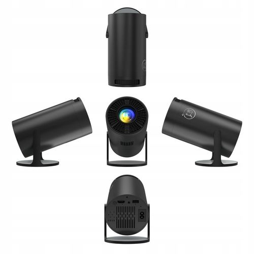 PROJEKTOR RZUTNIK ANDROID TV WIFI MINI 4K PRZENOŚNY SMART CZARNY na Arena.pl