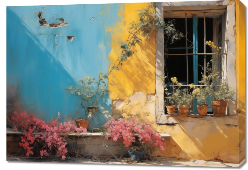 Obraz 100x70cm Słoneczna Ulica zdjęcie 1