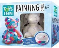 painting studio figurka gipsowa miś 8813