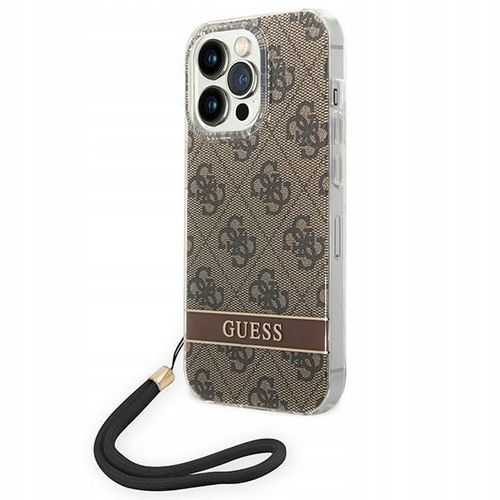 Guess Etui do iPhone 14 Pro Max brązowy hardcase na Arena.pl