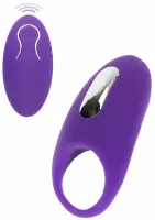 toyjoy tease & arouse c-ring silikonowy pierścień wibrujący z wypustkami