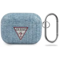 Etui Guess Jeans Collection na AirPods Pro - niebieskie