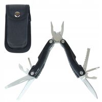 MULTITOOL NARZĘDZIE WIELOFUNKCYJNE MIL-TEC KOMBI TOOL 8w1 CZARNY z KABURĄ