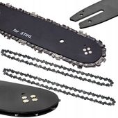 PROWADNICA 14 + DWA ŁANCUCHY 3/8" 1,3mm 50