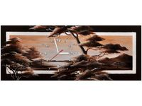 100X40CM ZEGAR AFRYKAŃSKI KRAJOBRAZ OBRAZ