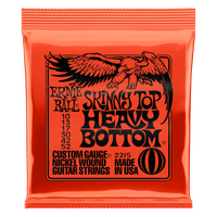 Struny do gitary elektrycznej Ernie Ball 2215 Heavy Slinky Nickel 10-52
