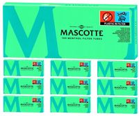 Gilzy papierosowe MASCOTTE MENTHOL 2000szt zestaw 20 x 100szt