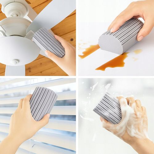 MAGICZNE GĄBKI do Kurzu Luster Szkła Naczyń Mebli Damp Usuwa Brud 4 na Arena.pl